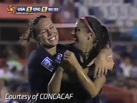 USWNT - Alex Morgan Goal v. Costa Rica (3rd Int'l Goal) - November 1, 2010 - Women's Gold Cup