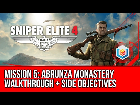 Sniper Elite 4 Walkthrough Mission 5: Abrunza Monastery (All Side Objectives)