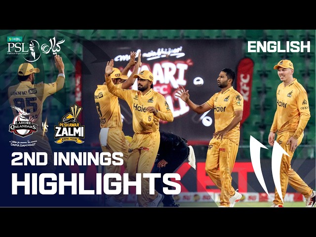2nd Innings Highlights | Lahore Qalandars vs Peshawar Zalmi | English | Match 38 | HBL PSL11 | MZB1K