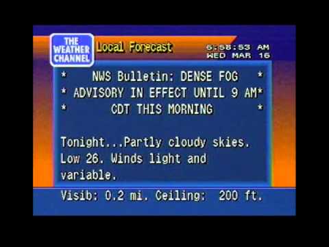 Chazz' 31st Birthday Gift - Ladysmith, WI - Weatherstar 4000