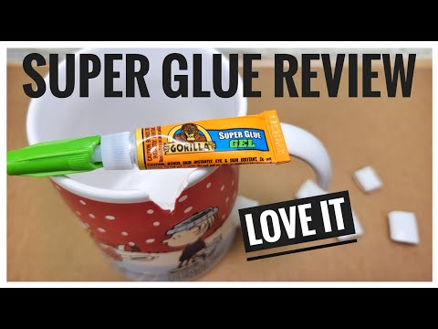 REVIEW & HOW TO USE Gorilla Super Glue Gel TO REPAIR