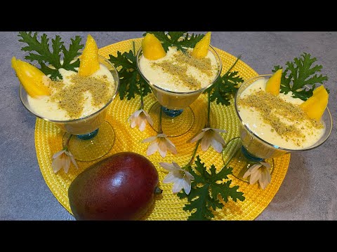 #Mousse#mango#superveloce#ketty            Mousse superveloce al mango 🥭