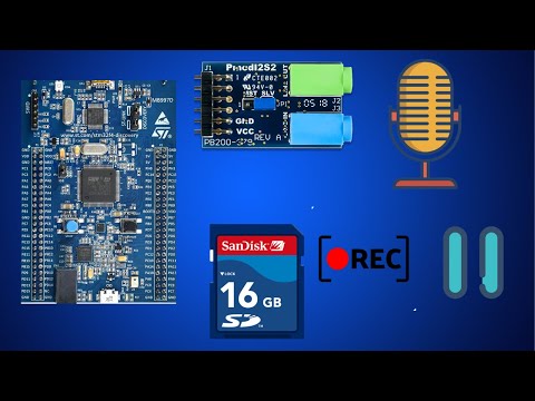 Voice Recorder Into SD Card (STM32 - I2S - DMA - QT - UART)