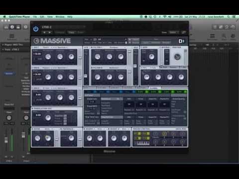 Sub Focus, Let The Story Begin, rising synth patch in Massive.