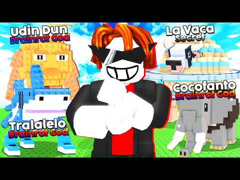 GOD BRAINROT I STOLE FROM THE DONKEYS AND MADE A MILLIONAIRE COLLECTION ON ROBLOX 🤑😏 0.00000001%