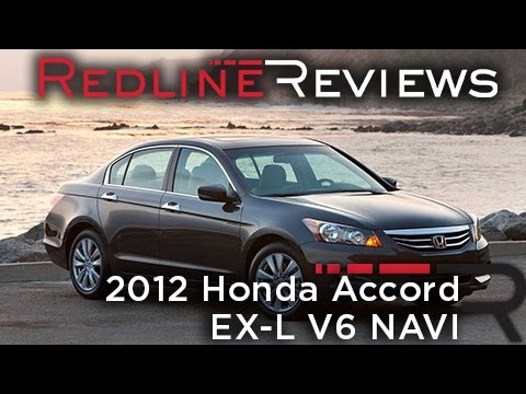 2012 Honda Accord EX-L V6 NAVI Walkaround, Exhaust, Review and Test Drive