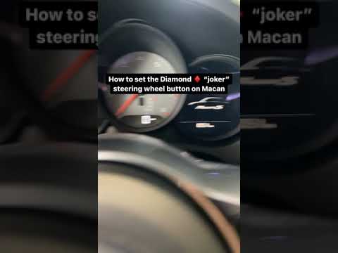 How to: Set the Diamond ♦️ “Joker” button function on newer #porsche #macan