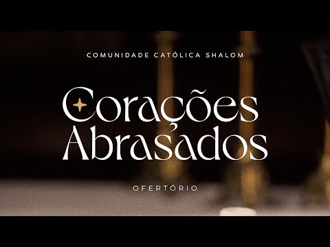Corações Abrasados | Banquete Eterno [ Lyric Video ] - Shalom 40 anos