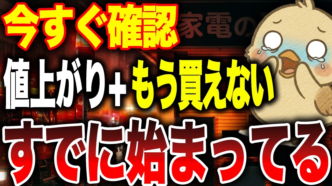【インフレ時代に】値上がり確実+もう手に入らなくなるから...今は残しておきたいモノ10選と判断基準を参考にしてほしい