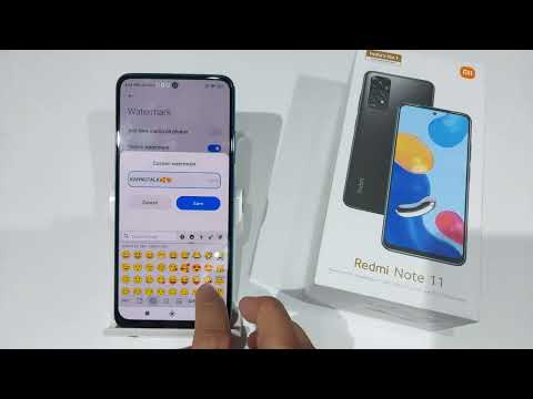 how to set your name in camera watermark in redmi note 11,11 pro | camera pe apna naam kaise likhen