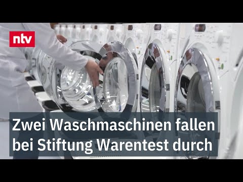 Zwei Waschmaschinen fallen bei Stiftung Warentest durch | ntv Service