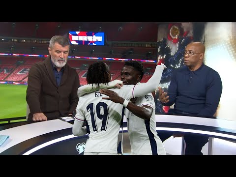 Eze & Saka DESTROY Serbia! England 2-0 | Ian Wright & Roy Keane Reactions