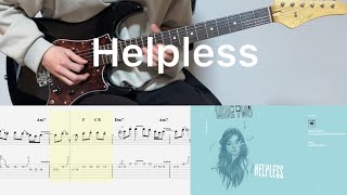 John Mayer - Helpless (guitar cover with tabs &amp; chords)