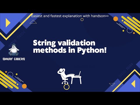 String Validation Methods In Python Easiest Explanation