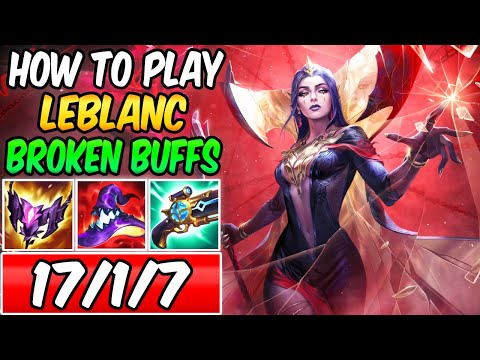 LE BLANC MID RENFORCÉ EST INCROYABLE - GUIDE DE JOUER À LEBLANC | Meilleurs builds et runes | Lea...