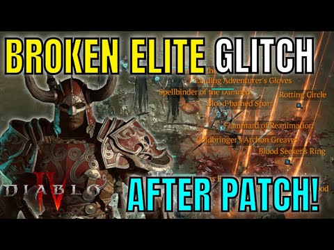 Diablo 4 - BROKEN ELITE Legendary & XP Farm! After Patch! Early Game!