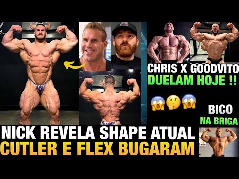 NICK WALKER BUGOU JAY CUTLER E FLEX LEWIS COM SHAPE ATUAL - GOODVITO VS CHRIS HOJE E MAIS