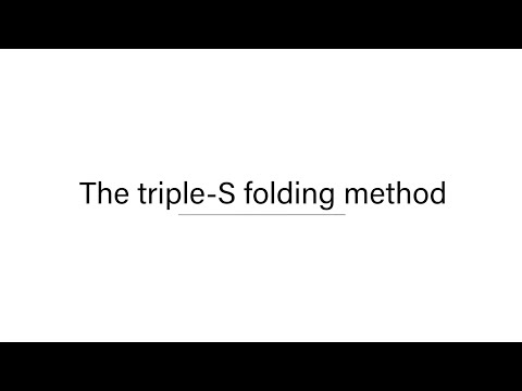 SQR Reserve Packing - The Triple-S Folding Method