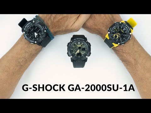 NEW FACE OF CASIO G-SHOCK GA-2000SU-1A