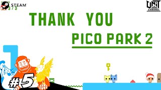 【最終ステージ終えたら衝撃のラストだった...】PICO PARK2 #5　ごり,にゃん,たか