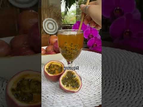 Passion fruit drinks