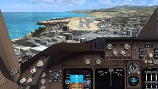 preview picture of video 'FSX: landing at Heraklion airport'