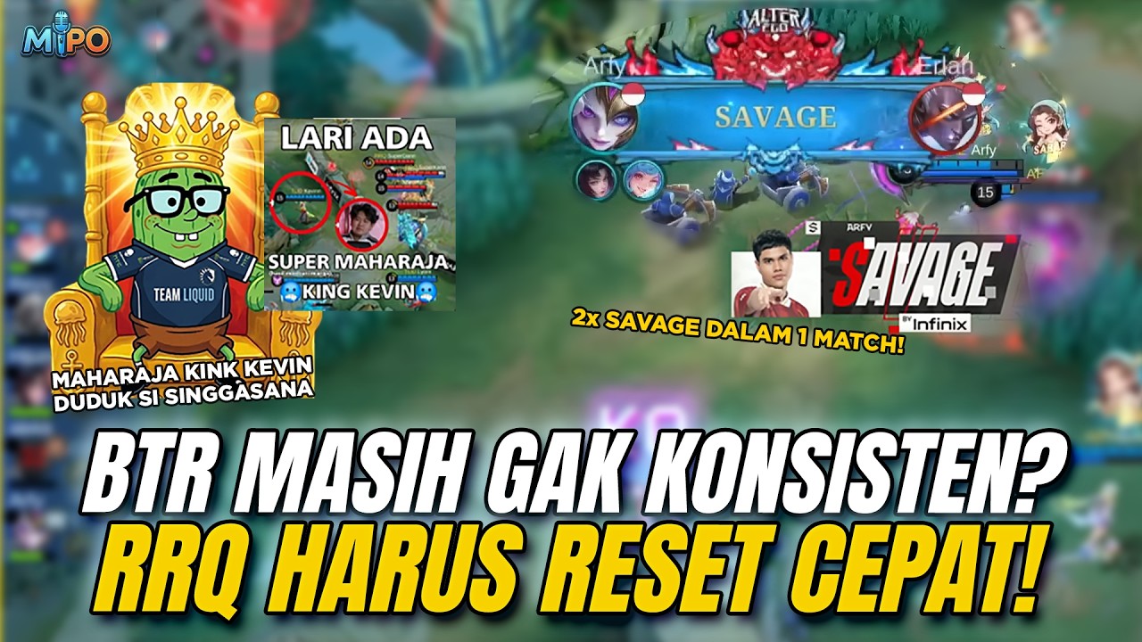 TEAM LIQUID ID GESER ONIC DI PUCUK! BTR & EVOS UDAH HARUS SIAPIN LINEUP PASTI?? #MIPO