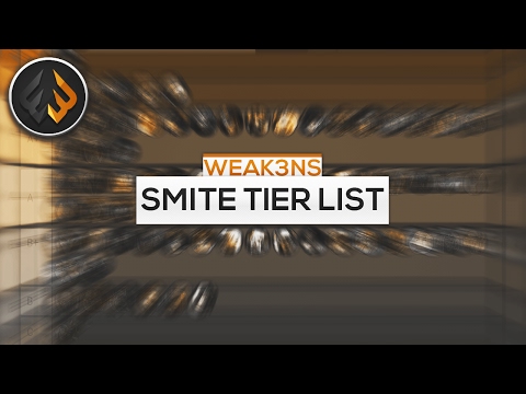 SMITE TIER LIST - PRE SEASON 4 RELEASE - 1/31
