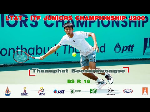 LTAT   ITF JUNIORS CHAMPIONSHIP J200 BS R 16 - ThanaphatBoosarawongse THA vs HaydenJones AUS