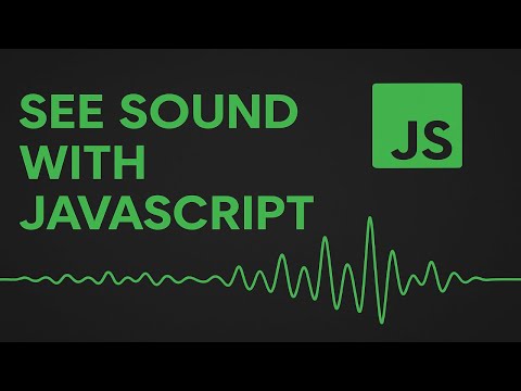 Javascript Coding Session Audio Waveform Visualizer