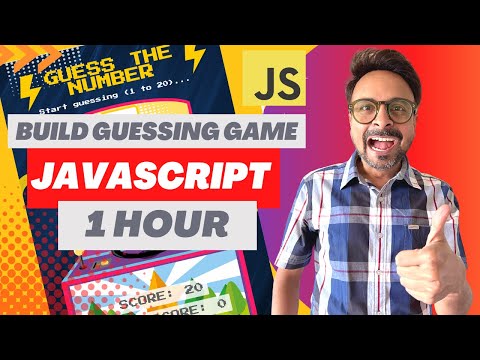 Javascript Project In 1 Hour Javascript Beginner Projects Javascript Number Guessing Game