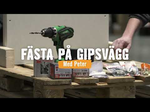 Fästa i gipsvägg | Tips & råd [HORNBACH]