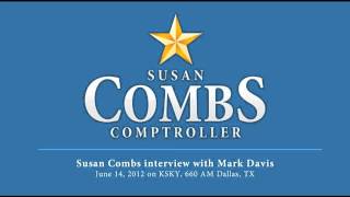 Susan Combs interview with Mark Davis on KSKY, 660 AM Dallas, TX