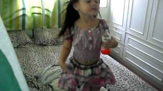 Maddie lipsyncing Alisha&#39;s Attic&#39;s HE&#39;S A REBEL