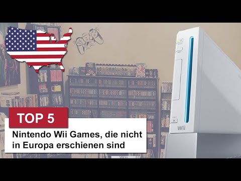 TOP5 Nintendo Wii Games aus den USA in meiner Sammlung