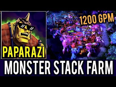 Paparazi Dota 2 Alchemist 1200 GPM - NEW Monster Self Stack Farm