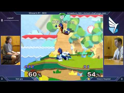 MMOM173 SSBM - lean goy (Default Falco) vs. Stacy's Stepdad (Peach, Falco) - Melee WR2