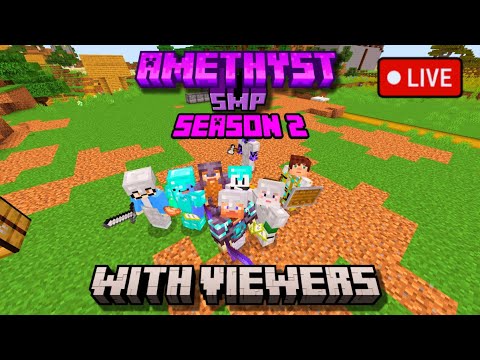 EPIC Minecraft Amethyst SMP Shopping District Adventures!