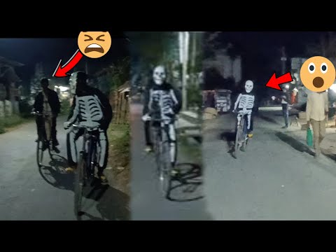||Ghost prank night|| prank Gone Wrong|| #ghostrider  #reaction #part2  @oversmartboy3606
