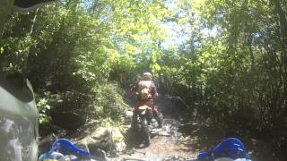 RORR Enduro 2013 big rock section end