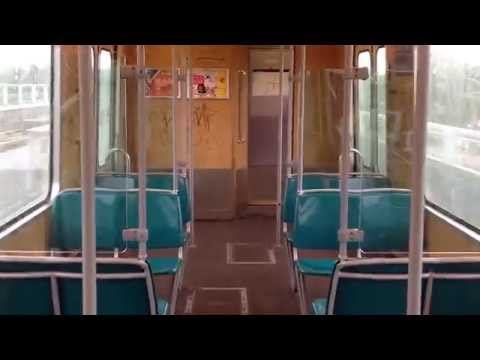 Lopen door/ritje met RET metro type SG2 wagen 5203