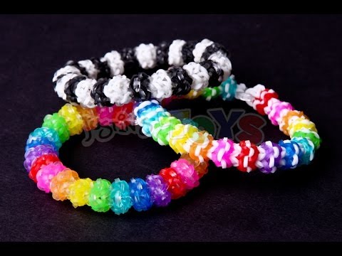 Gumdrop Bracelet - Advanced Design on the Rainbow Loom - YouTube