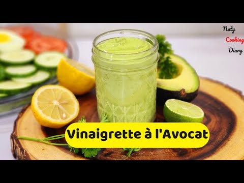 Une Vinaigrette Onctueuse A Base d'Avocat || Avocado dressing Idée De Recette Pour Noël nº4