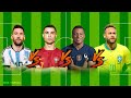 Messi vs Ronaldo vs Mbappe vs Neymar - World Cup 2022 🔥