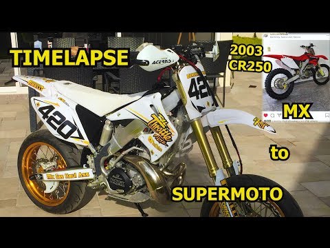 (TIMELAPSE) The Ultimate Two Stroke Supermoto Build