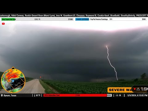⚡️LIVE Storm Chasers - Texas HAIL & TORNADO Threat