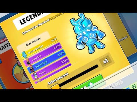 😍 Legendary Wheel Spin 10x! | Stumble Guys ❤️‍🔥