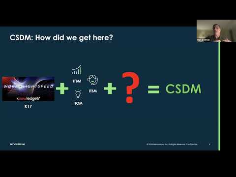 Common Service Data Model (CSDM) Overview