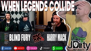 Harry Mack Freestyles for Blind Fury Reaction