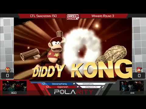 CFL Smackdown 150 WiiU - AGO (Falcon) vs Dyr (Diddy Kong) - Winners R3